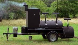 Stick shop burner smoker